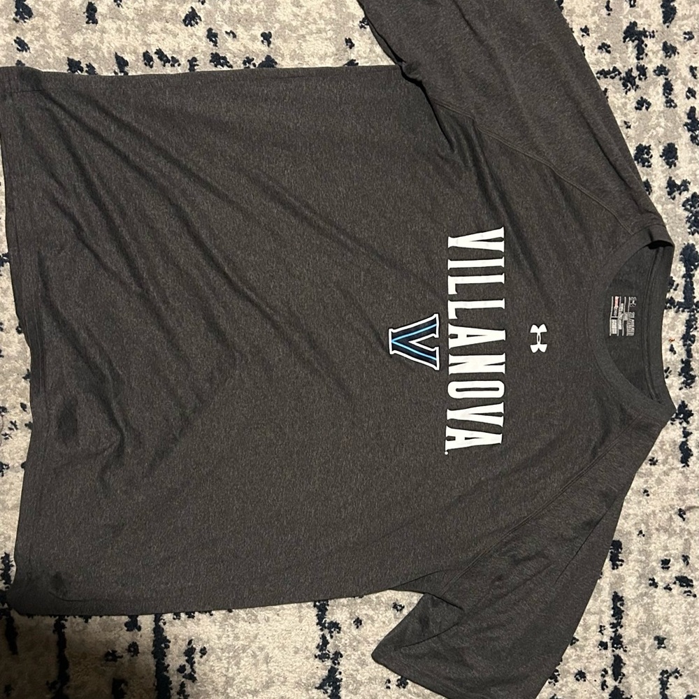 Under Armour Villanova Dark Gray Long Sleeve Tee